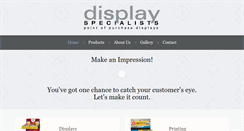 Desktop Screenshot of displayspecialists.com